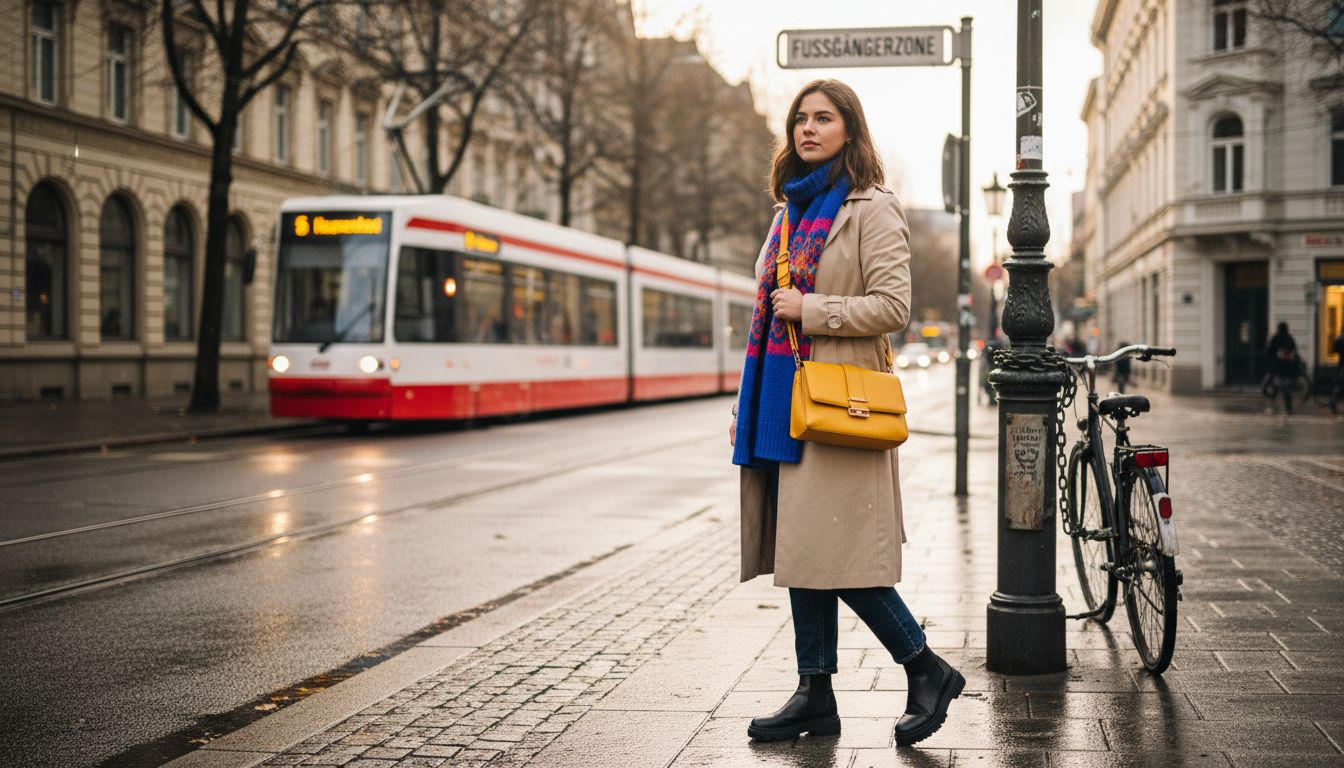 Mit angesagtem Saison-Look lässig an der Straßenecke in der City – hier werden Trends gemacht.