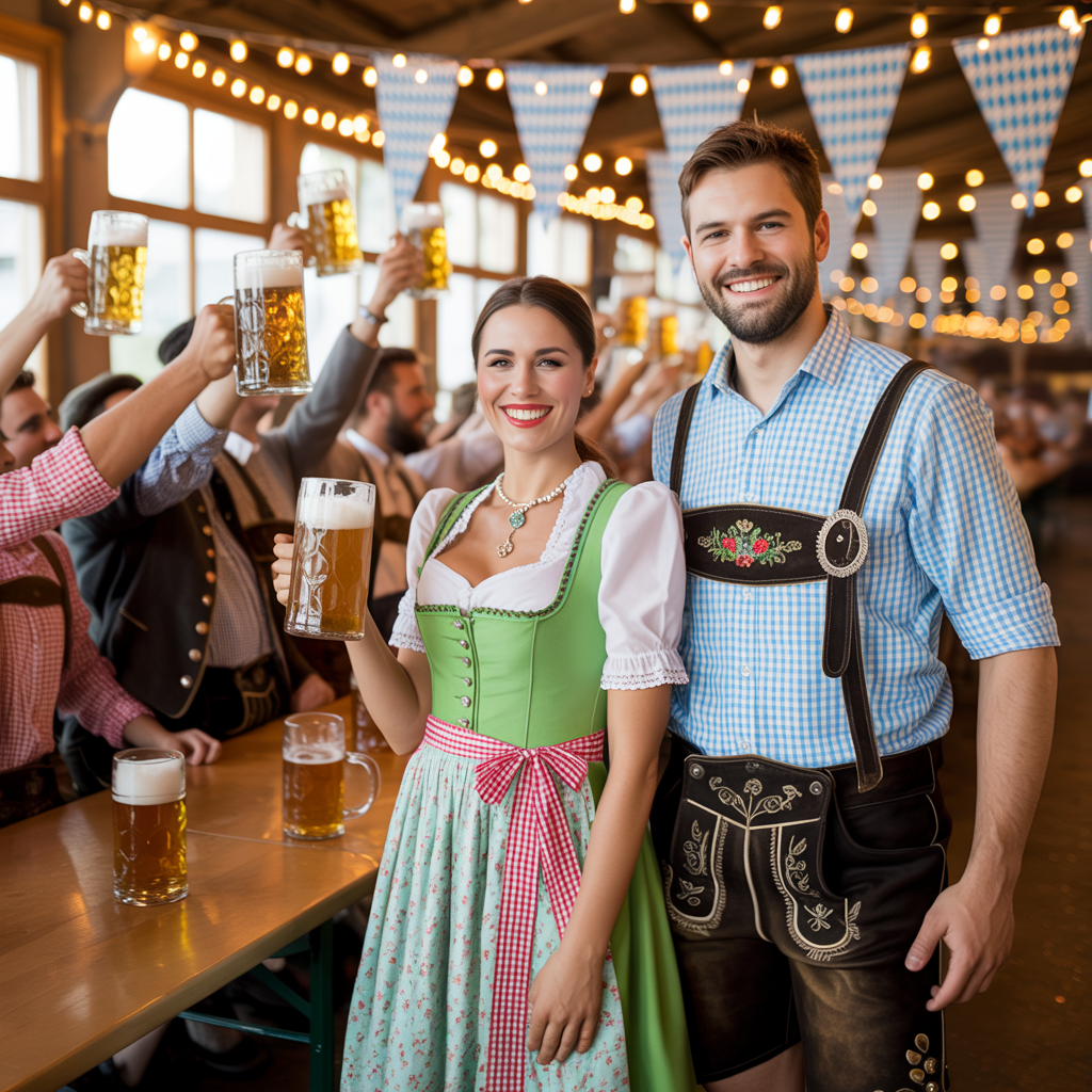 Oktoberfest 2025: Die schönsten Outfit-Trends für Dirndl & Lederhose