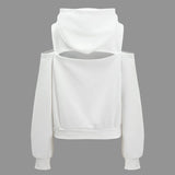 Evangeline | Sportliches Hoodie-Set mit Cut-Outs