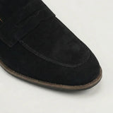 Herren Wildleder Loafer mit Penny-Riemen