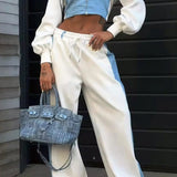 Hope | Sportliches Zweiteiler-Set mit Denim-Details