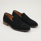 Herren Wildleder Loafer mit Penny-Riemen