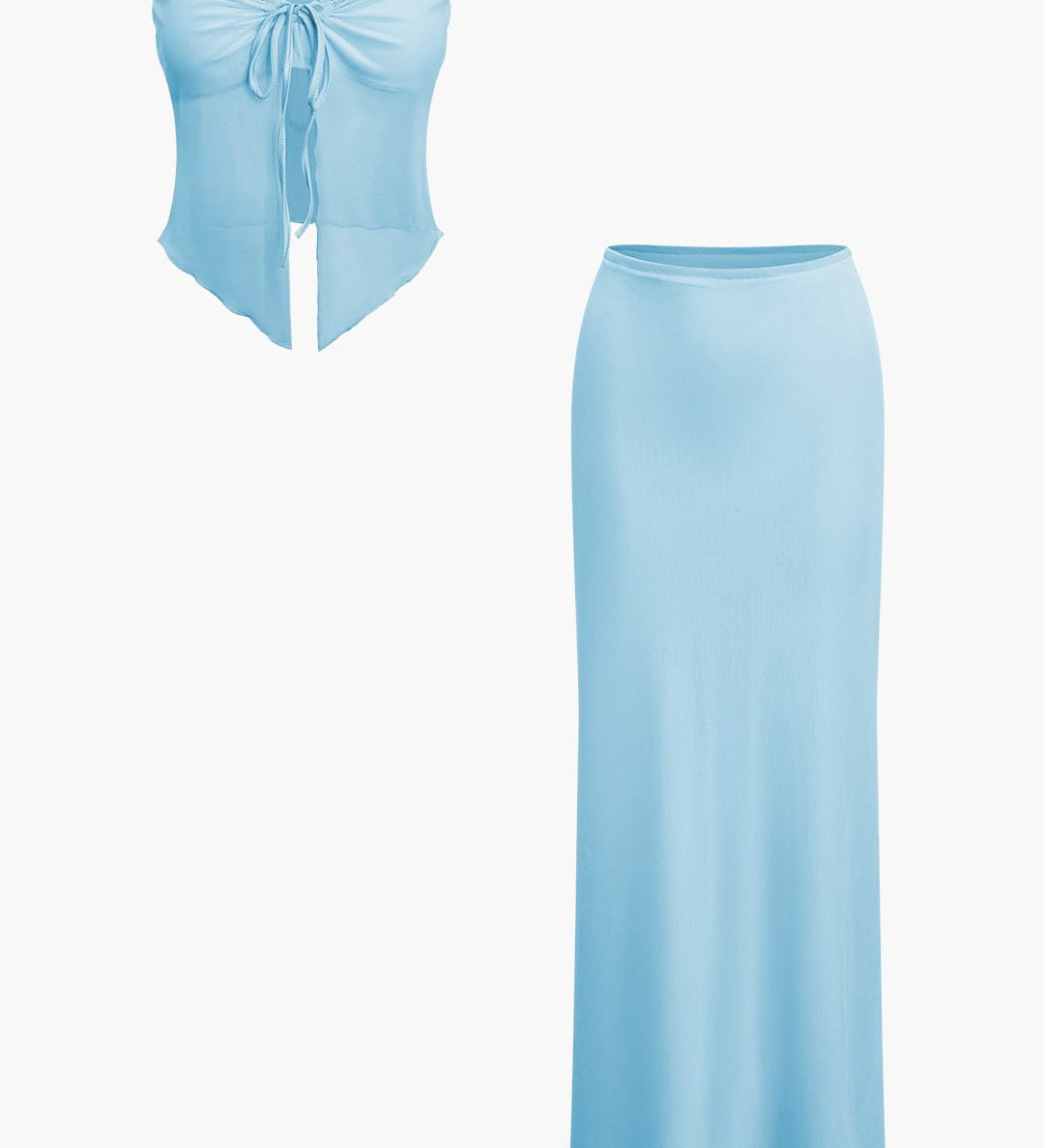 Brianna | Zweiteiler-Set mit Bandeau-Top & Maxirock