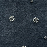 Lola | Strick-Minikleid mit Perlen und Gerüschtem Saum