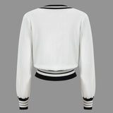 Ariella | Stilvolles Strick-Zweiteiler-Set mit Cropped-Cardigan & Weitbein-Hose