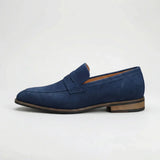 Herren Wildleder Loafer mit Penny-Riemen