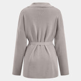 Celina | Stilvolles Strick-Zweiteiler-Set mit Taillengürtel