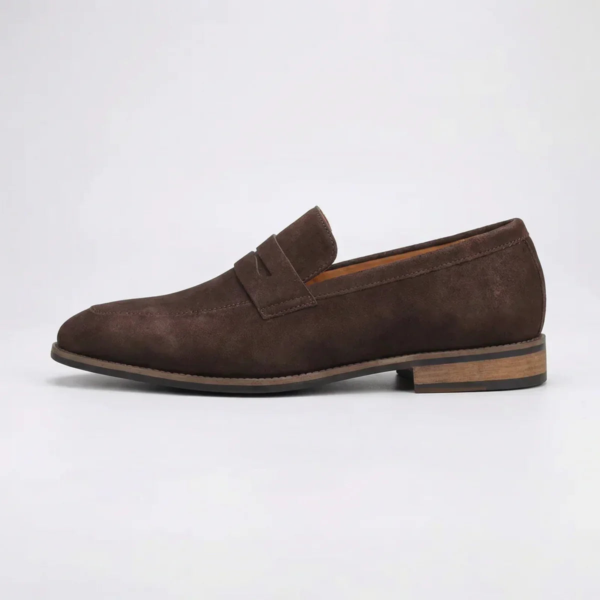 Herren Wildleder Loafer mit Penny-Riemen