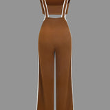 Sabine | Zweiteiler mit Kontrastdetails & Figurschmeichelndem Design