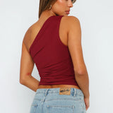 Beate | Gedrehtes Oberteil mit einer Schulter