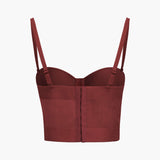 Ida | Figurbetontes Bustier-Top mit Bügel-Cups und transparenter Mesh-Struktur