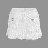 Marina | Häkel-Zweiteiler mit Crop-Top & Minirock