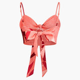 Bailey | Zweiteiler mit Knoten-Top & Bambusprint-Hose