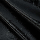 Callista | Eleganter Lackleder-Minirock mit Goldknöpfen und Ziertaschen