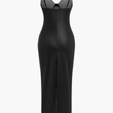 Sophia | Verführerisches Leder-Maxikleid – Sexy & Elegant