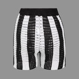 Noemi | Stylisches Häkel-Zweiteiler-Set mit Streifenmuster