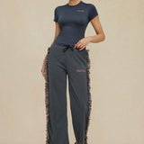 Jade | Freizeit-Set mit Fransen-Details