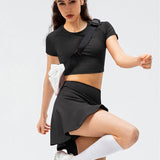 Sienna | Sportlicher Tennisrock mit integrierten Shorts