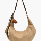 Amalia | Wildleder Boho-Chic Hobo Tasche mit verspieltem Charme