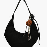 Amalia | Wildleder Boho-Chic Hobo Tasche mit verspieltem Charme