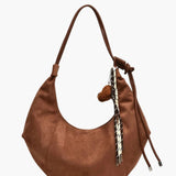 Amalia | Wildleder Boho-Chic Hobo Tasche mit verspieltem Charme