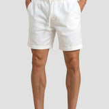 Herren-Shorts in Beige mit Kordelzug – Minimalistischer Komfort
