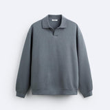 Beiger Pullover mit Polokragen – Lässiger Stil mit Eleganz