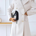 Liva | Doppelreihiger Wollmantel für Damen Zendoo.de