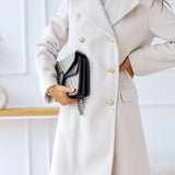 Liva | Doppelreihiger Wollmantel für Damen Zendoo.de