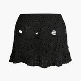 Marina | Häkel-Zweiteiler mit Crop-Top & Minirock