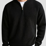 Klassischer Strickpullover mit Reißverschluss – Zeitlos & Komfortabel