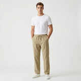 Herren Freizeithose mit Kordelzug und Geradem Bein