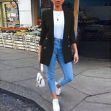 Eleganter Langblazer mit Doppelknopf – Stilvoller Klassiker für Business & Freizeit