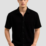 Klassisches Kurzarm-Leinenhemd