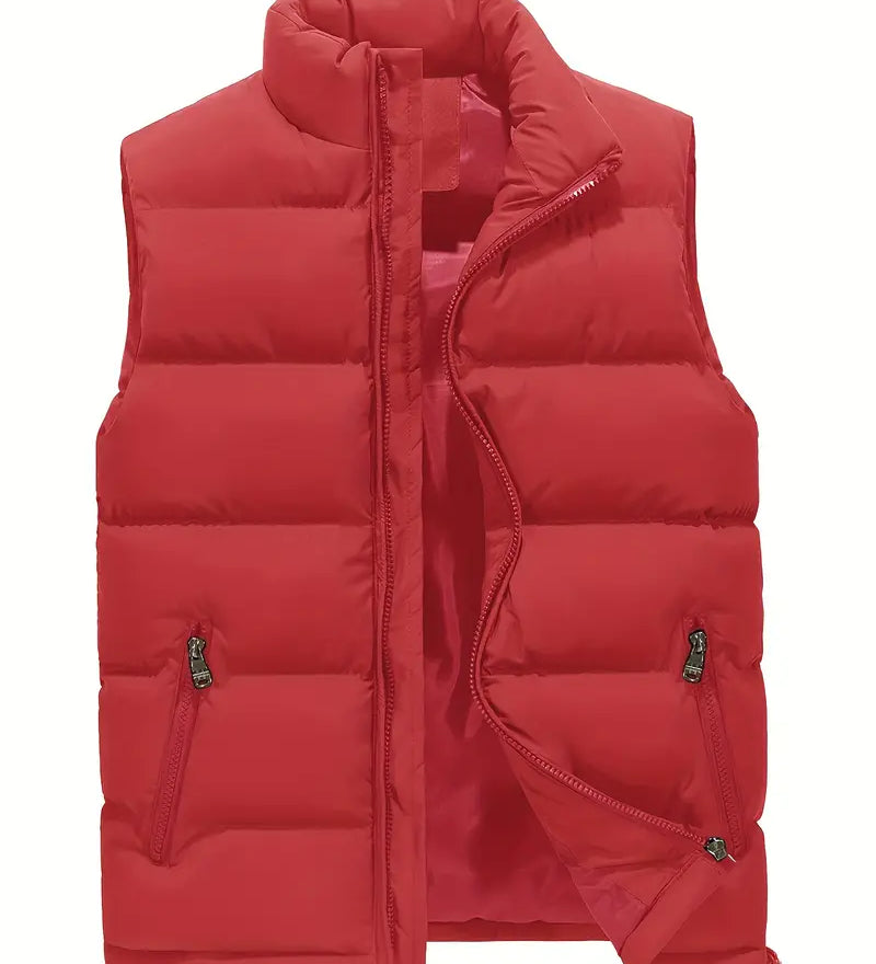 Anthony | Körperwärmer Herren-Steppweste mit Reißverschlusstaschen