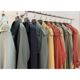 Christa | Stylischer langer Mantel mit Reverskragen für Frauen