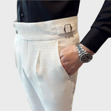 Noah | Karierte Herren Hose mit hohem Bund