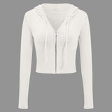 Ava | Strick-Set mit Kapuzenjacke & Schlaghose