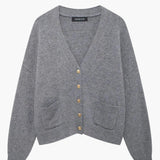 Leona | Strickjacke mit V-Ausschnitt