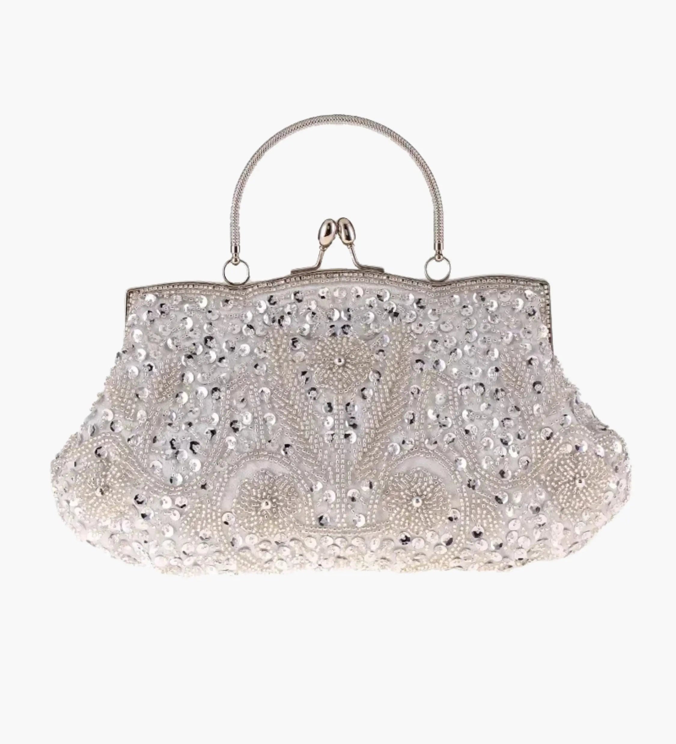 Adina | Vintage-inspirierte, bestickte Handtasche