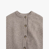 Chloë | Strick-Cape mit Knöpfen und Gestuftem Saum