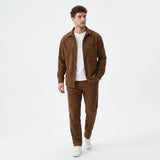 Herren Overshirt und Hose Set mit Brusttaschen
