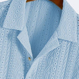 Luftiges Häkelhemd mit Kurzarm