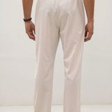 Luca | Weiße Herren-Jogginghose mit Kordelzug