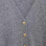 Leona | Strickjacke mit V-Ausschnitt