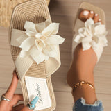 Boho Sandalen mit Schleife & Jutefußbett – Sommerlich & Bequem | Zendoo.de