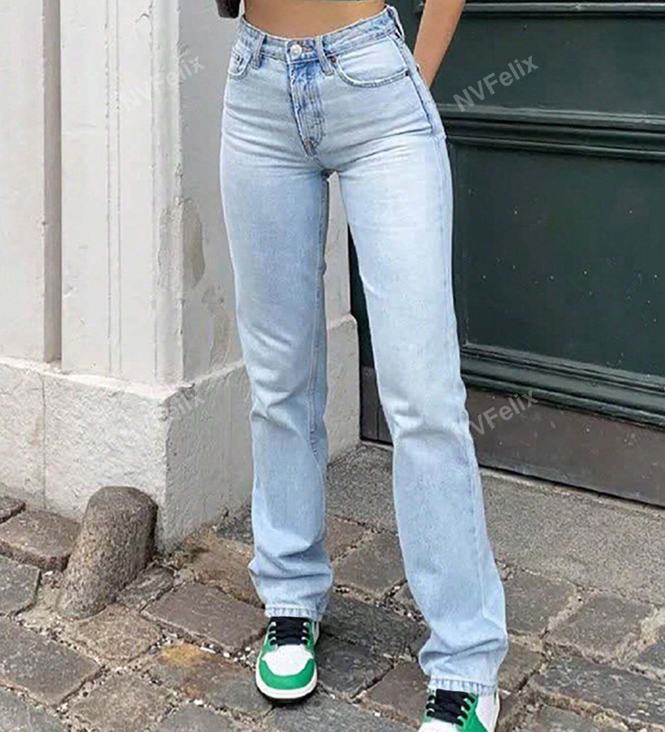 High Waist Jeans mit Straight Leg – Zeitlos, Urban & Everyday-Ready
