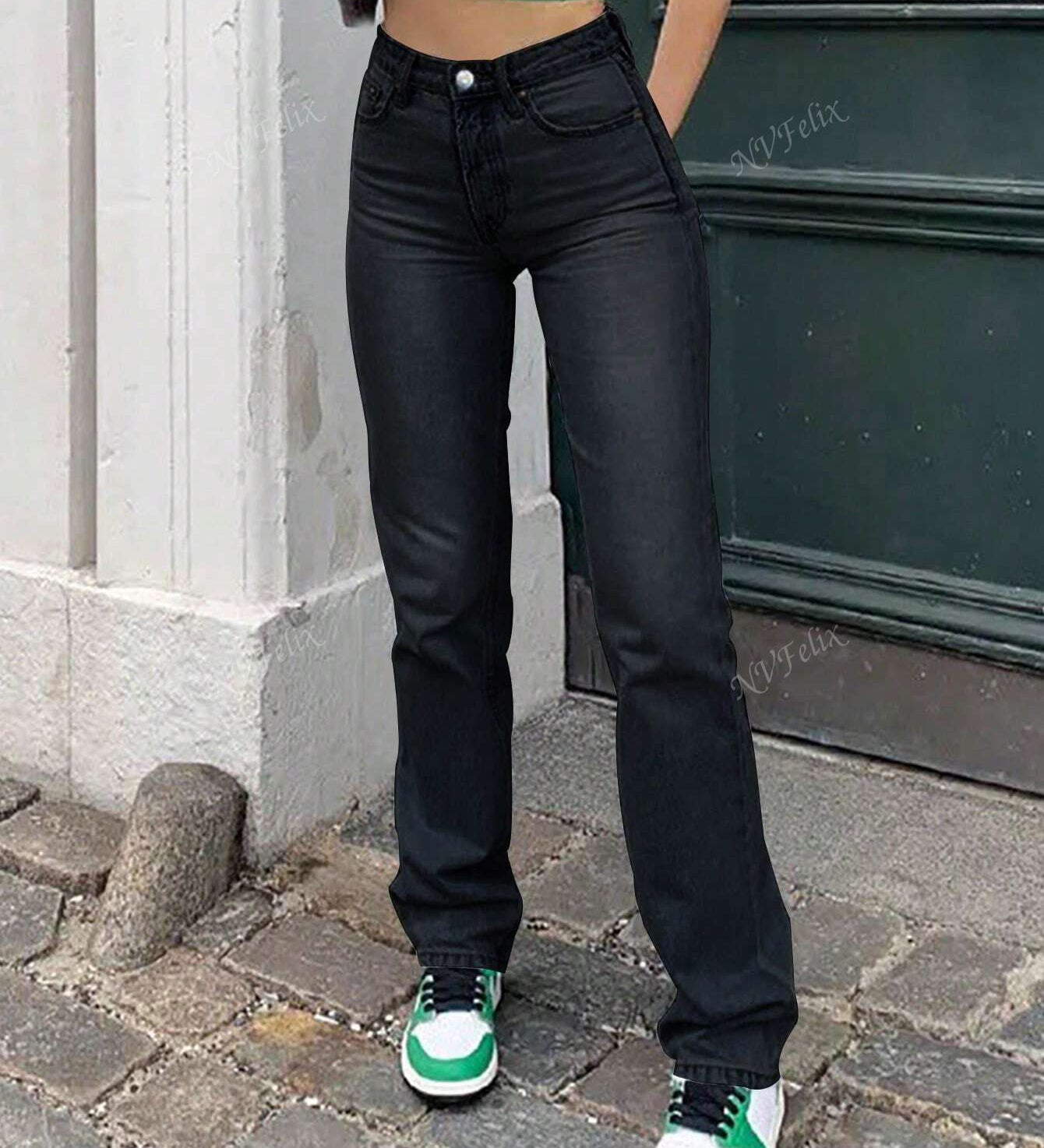 High Waist Jeans mit Straight Leg – Zeitlos, Urban & Everyday-Ready
