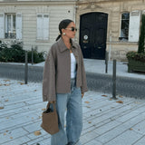 Cropped Wolljacke mit Knopfleiste – Zeitlos, Parisian & Herbstready