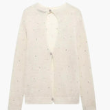 Nadine | Verschönerte Strickjacke mit Knopfleiste